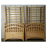 Pair of twin beds that can be converted to bunk