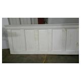 Door converted into a headboard, 78" x 33", has