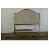 Upholstered headboard, includes footboard, side