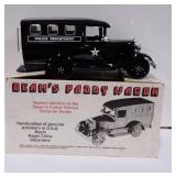 beams paddy wagon decanter police series withbox