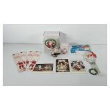 Advertising, coca-cola items, includes ornaments,