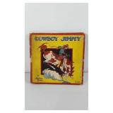 Book, Cowboy Jimmy by Sanford Tousey, shows wear