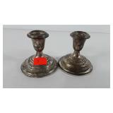 S.Kirk and Son sterling cement filled candlestick