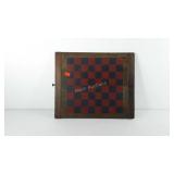 Chess/checker board, 16.5" x 20"