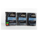 Three panels of eclipse black out curtains, all