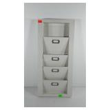 Wall hanging mail organizer, 12 5" x 27"