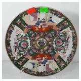 Decorative plate with Rose medallion pattern