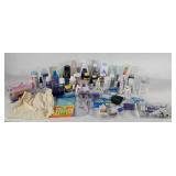 Group of toiletries, health, and beauty products
