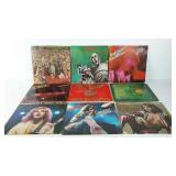 Group of rock albums 70s and 80s titles, includes