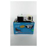 Sharp multimedia projector with remote and box,