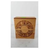 The Hobbit compact disc set, with wooden case