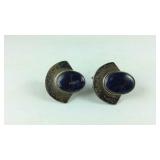 Sterling silver agate earrings Mexico