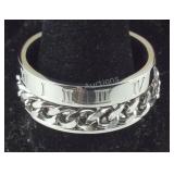 Size 13 Roman numerals ring stainless steel