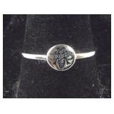 Size 8 Sterling silver ring