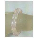Galilea rose quartz 166ct beaded stretch bracelet