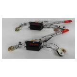 Two Power Pullers, cable puller, ratcheting winch
