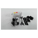 Conair electric razor, scissors, combs and razor