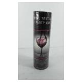 Wine tasting party kit, unopened