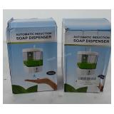 Two automatic induction soap dispensers, new