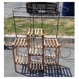 3pc Gardening Accessories lot,  iron made ground