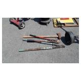 Tools, loppers, bolt cutters, sledge