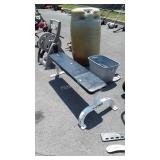 Weight Bench, some seat wear as shown