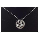 Sterling silver necklace 18in
