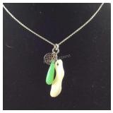 Sterling silver necklace 18in