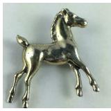 Sterling Silver Well-Made Horse Pin / Brooch, 10