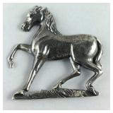 Sterling Silver Horse Pin / Brooch, 5.5 grams