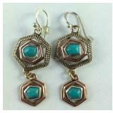 Barse dangle earrings