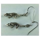 Sterling Silver Articulated Alligator Fish Hook