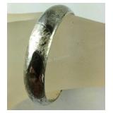 Sterling Silver Vintage Silver Bangle Bracelet w/