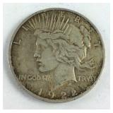 1922-D Peace Dollar