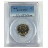 PCGS MS65 1950-D Nickel