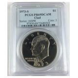 PCGS PR69 DCAM Clad 1973-s Eisenhower Dollar