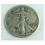 1943-D Walking Liberty Half Dollar