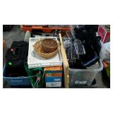 Skid lot: includes wire racks, travel bag,
