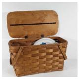 Basketville, Putney,  VT, picnic hamper basket