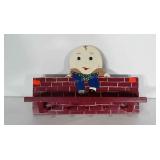 Humpty Dumpty hanging wall shelf with 5 coat