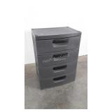 Sterlite 4 Drawer Organizer, gray color,