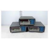 Three Interplex Electronics logic analyzers,