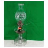 Home Sweet Home oil lamp, 18" tall