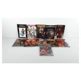 Books, includes Alice in Wonderland, Freelancers,