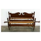 Full size head and footboard with side rails and