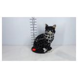 Cast iron cat tea light candle holder