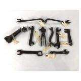 Mechanics wrenches,  twelve