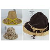 Group of ladies straw hats