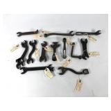 Mechanics wrenches,  twelve
