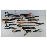 Tools, scissors, pliers, locking pliers,
